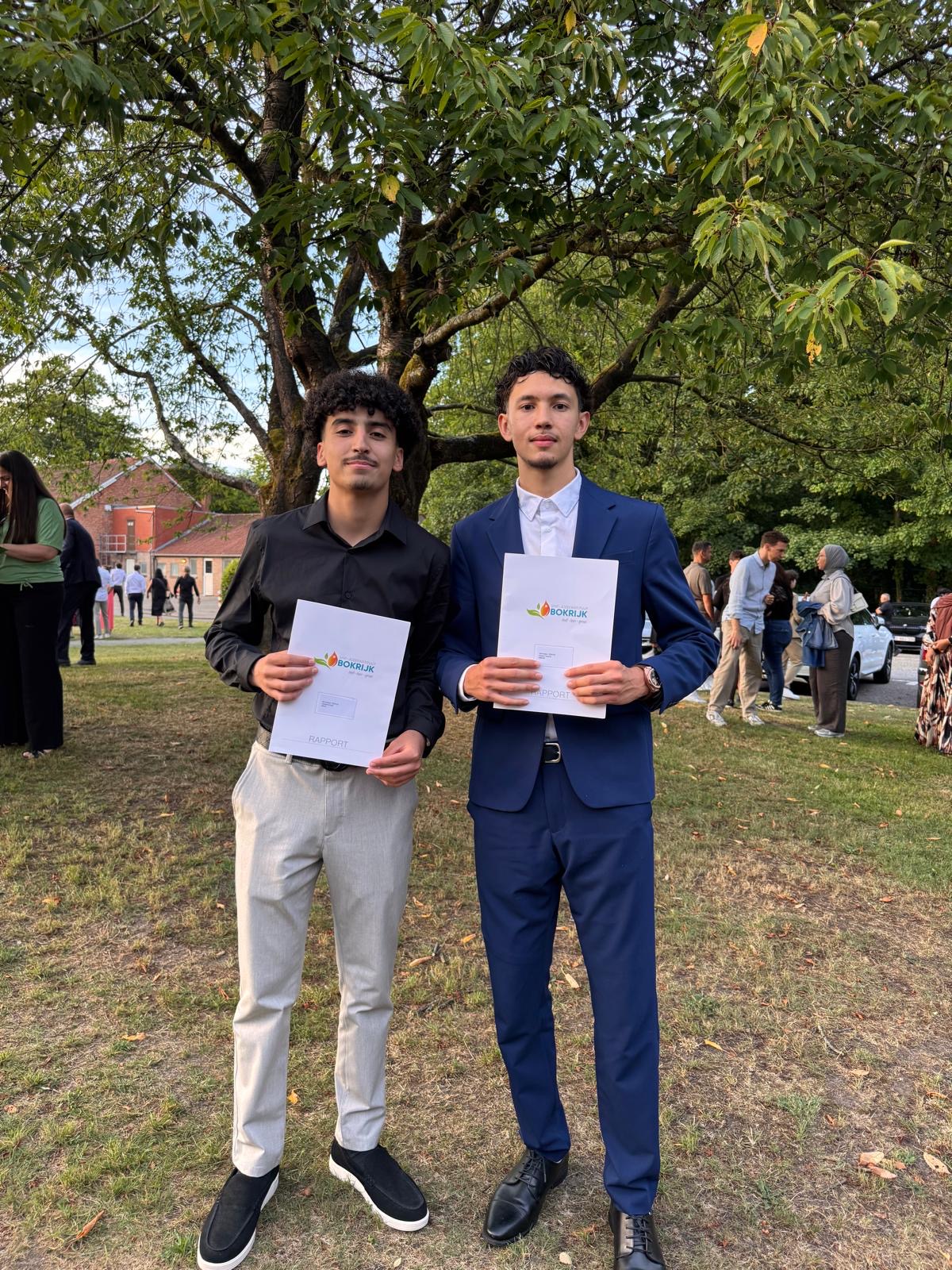 Yassine Harraq en Ouail Zaidane, oprichters van de Sahara Cup